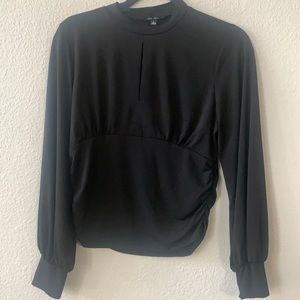 Love Tree - Black Long Sleeve Blouse - Size Large